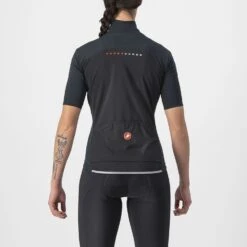 Castelli Perfetto RoS 2 Wind Fietsshirt Korte Mouw Zwart Dames -Castelli castelli gabba ros wind 2 4522544 085 02