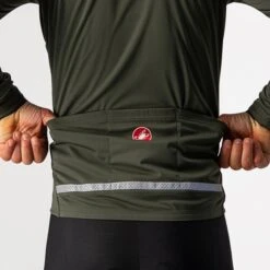 Castelli GO Fietsjack Groen Heren -Castelli castelli go fietsjack heren groen 4521504 075 03