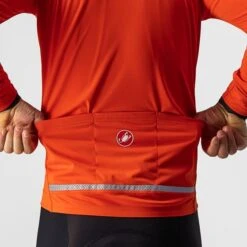 Castelli GO Fietsjack Oranje Heren -Castelli castelli go fietsjack heren oranje 4521504 656 03