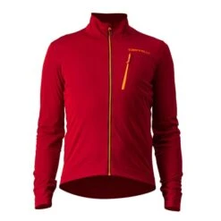 Castelli GO Fietsjack Rood/oranje Heren