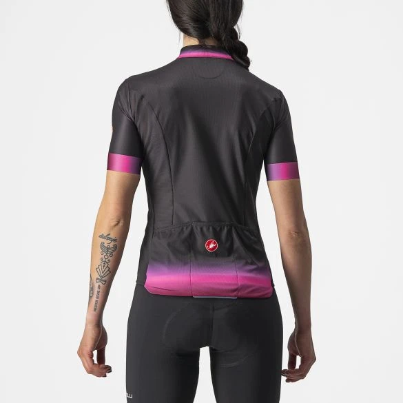 Castelli Gradient Fietsshirt Korte Mouw Zwart Dames 4 Castelli Gradient Fietsshirt Korte Mouw Zwart Dames - Afbeelding 2