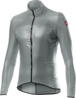 Castelli Aria Shell Fietsjack Zilver Dames