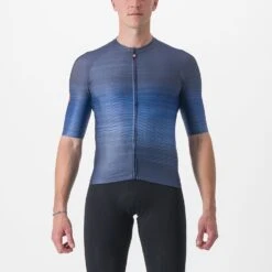Castelli Aero Race 6.0 Korte Mouw Fietsshirt Blauw Heren
