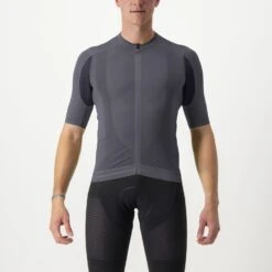 Castelli Superleggera 3 Korte Mouw Fietsshirt Grijs Heren