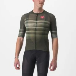 Castelli Climber's 3.0 SL2 Korte Mouw Fietsshirt Groen Heren