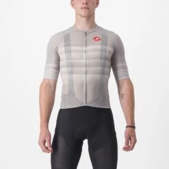Castelli Climber's 3.0 SL2 Korte Mouw Fietsshirt Zilvergrijs Heren
