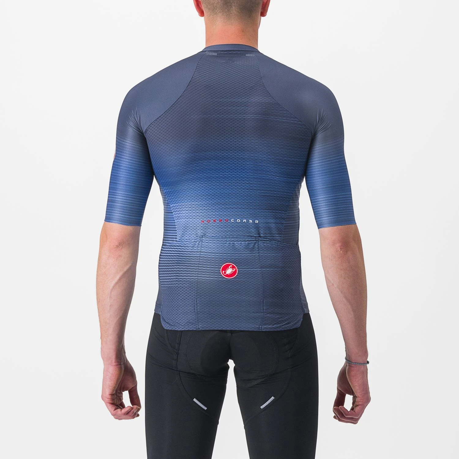 Castelli Aero Race 6.0 Korte Mouw Fietsshirt Blauw Heren 4 Castelli Aero Race 6.0 Korte Mouw Fietsshirt Blauw Heren - Afbeelding 2