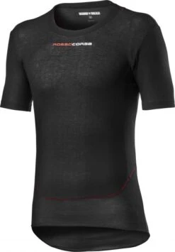 Castelli Prosecco Tech Ondershirt Korte Mouw Zwart Heren