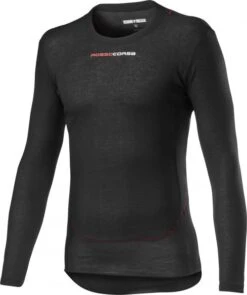 Castelli Prosecco Tech Ondershirt Lange Mouw Zwart Heren