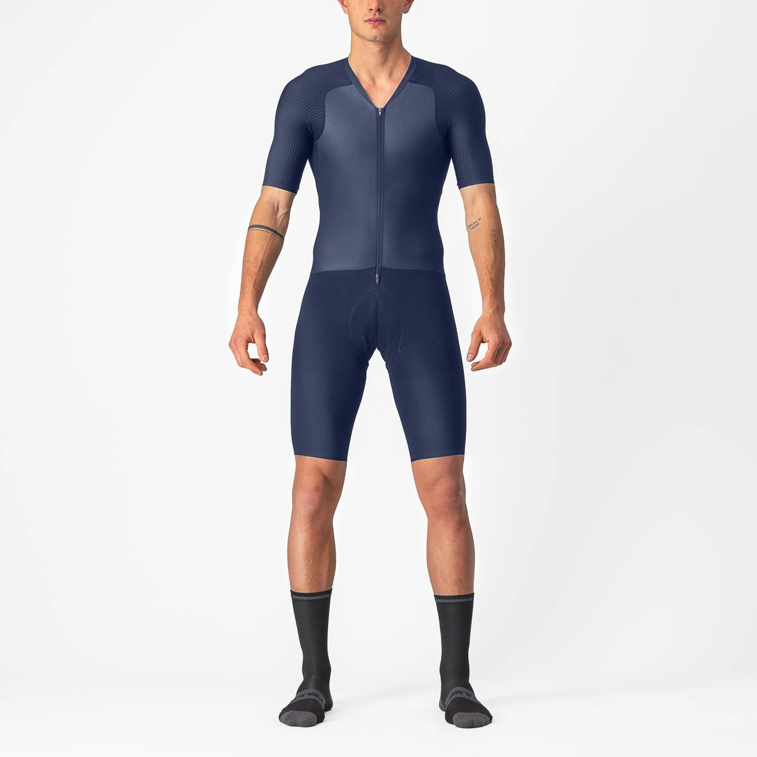 Castelli Sanremo RC Speedsuit Korte Mouw Blauw Heren 3 Castelli Sanremo RC Speedsuit Korte Mouw Blauw Heren