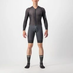 Castelli Body Paint 4.X Speedsuit Lange Mouw Zwart Heren