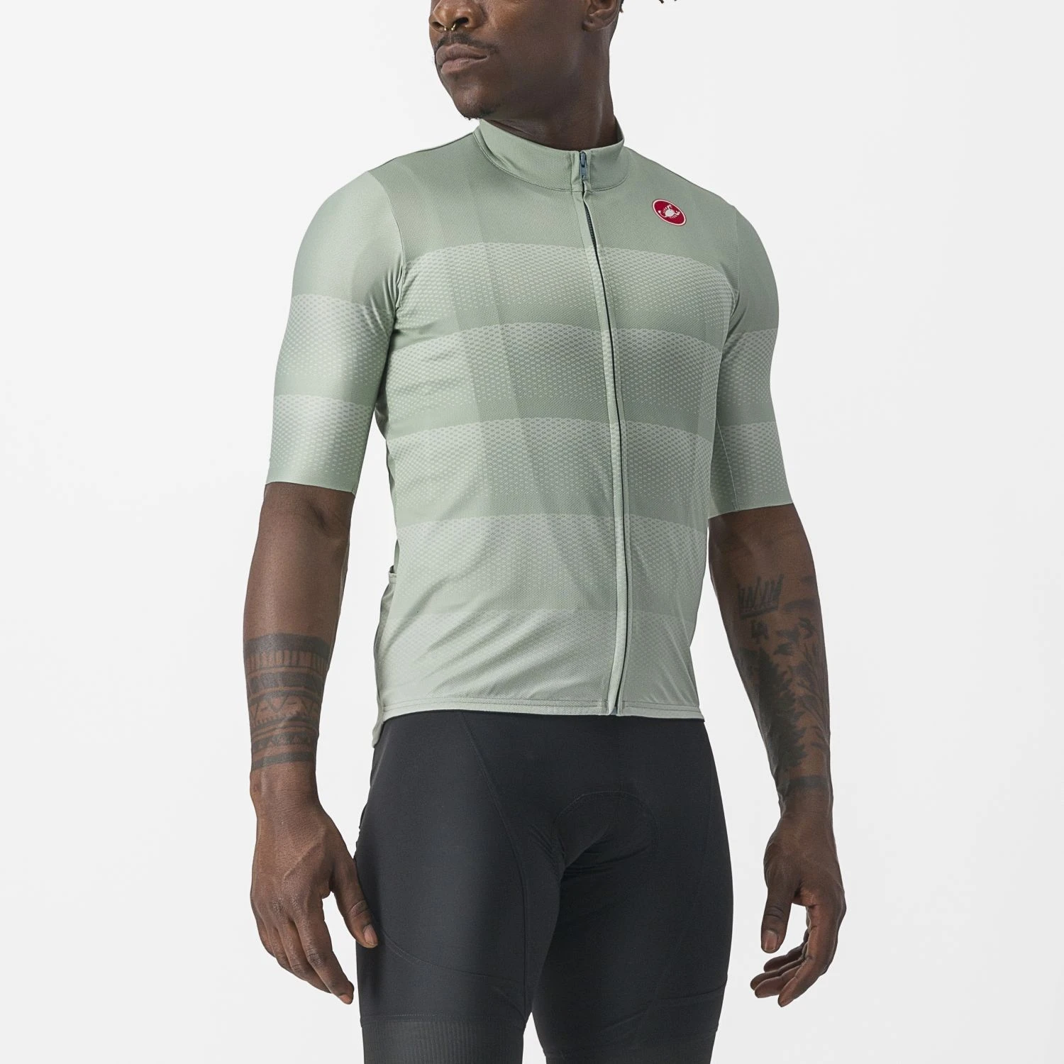 Castelli Livelli Korte Mouw Fietsshirt Grijs/groen Heren 3 Castelli Livelli Korte Mouw Fietsshirt Grijs/groen Heren