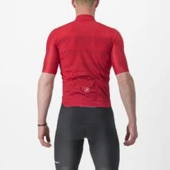 Castelli Livelli Korte Mouw Fietsshirt Rood Heren -Castelli castelli livelli fietsshirt jersey 02 4523015 023