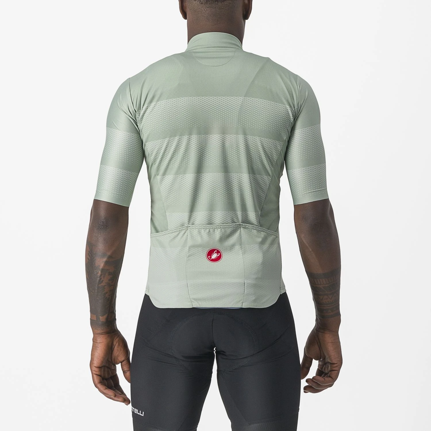 Castelli Livelli Korte Mouw Fietsshirt Grijs/groen Heren 4 Castelli Livelli Korte Mouw Fietsshirt Grijs/groen Heren - Afbeelding 2