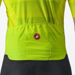 Castelli Livelli Korte Mouw Fietsshirt Geel Heren -Castelli castelli livelli fietsshirt jersey 03 4523015 032