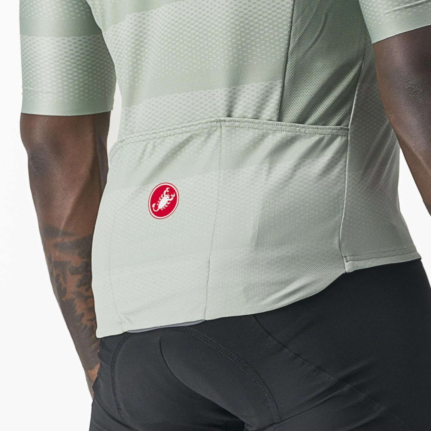 Castelli Livelli Korte Mouw Fietsshirt Grijs/groen Heren 5 Castelli Livelli Korte Mouw Fietsshirt Grijs/groen Heren - Afbeelding 3