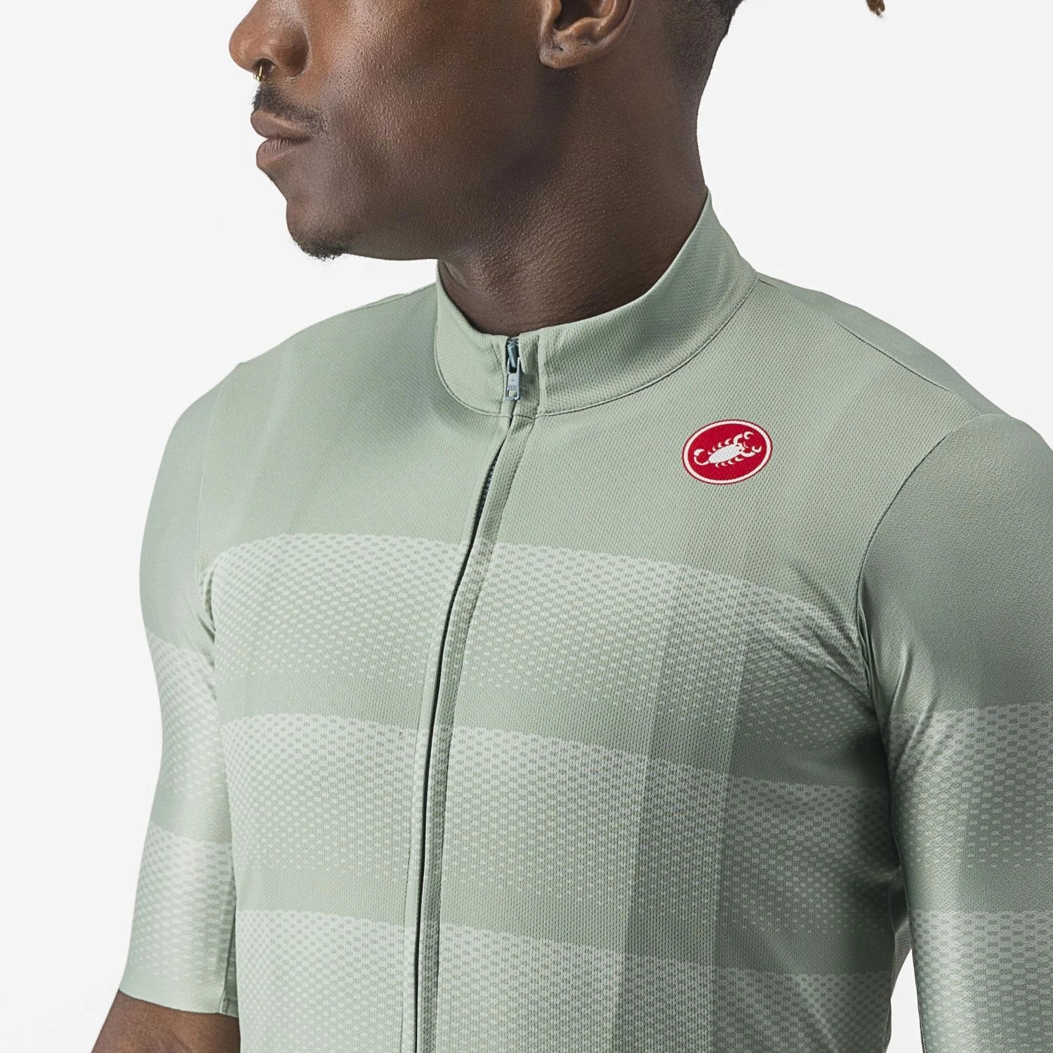 Castelli Livelli Korte Mouw Fietsshirt Grijs/groen Heren 8 Castelli Livelli Korte Mouw Fietsshirt Grijs/groen Heren - Afbeelding 6