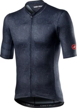 Castelli Maison Korte Mouw Fietsshirt Donkerblauw Heren