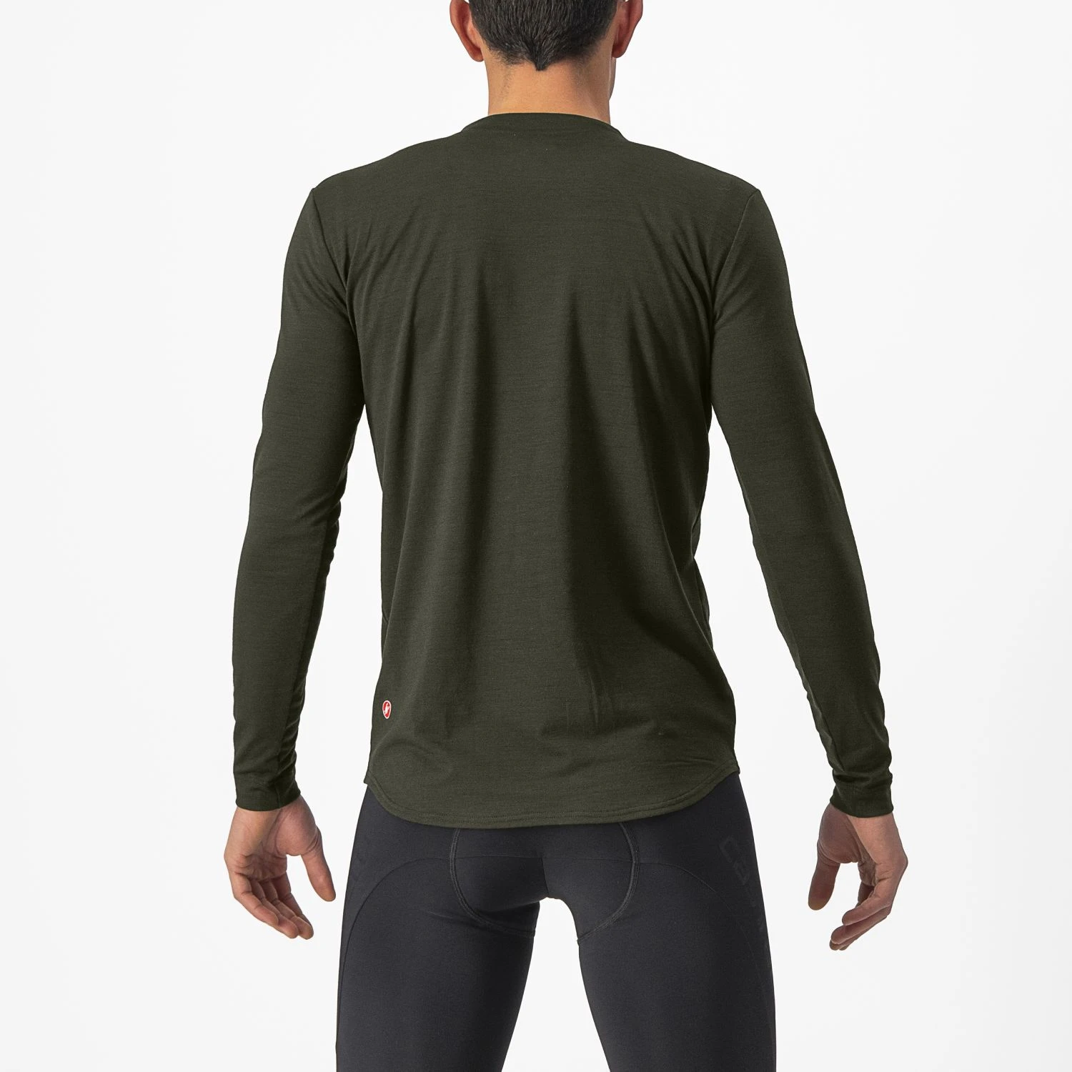 Castelli Unlimited Merino Fietsshirt Lange Mouw Groen Heren 4 Castelli Unlimited Merino Fietsshirt Lange Mouw Groen Heren - Afbeelding 2