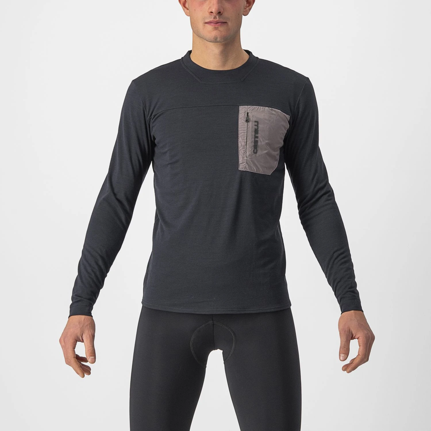 Castelli Unlimited Merino Fietsshirt Lange Mouw Zwart Heren 3 Castelli Unlimited Merino Fietsshirt Lange Mouw Zwart Heren