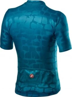 Castelli Pavé Korte Mouw Fietsshirt Blauw Heren -Castelli castelli pav 002