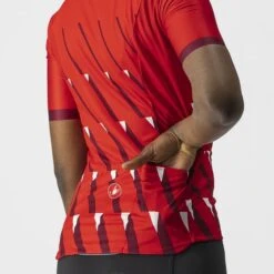 Castelli Pendio Fietsshirt Korte Mouw Rood Dames 8 Castelli Pendio Fietsshirt Korte Mouw Rood Dames -Castelli castelli pendio fietsshirt dames 22059 023 03