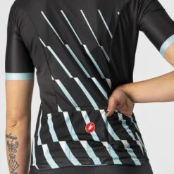 Castelli Pendio Fietsshirt Korte Mouw Zwart Dames -Castelli castelli pendio fietsshirt dames 22059 085 03