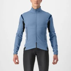 Castelli Perfetto RoS 2 Convertible Jacket Lichtblauw Heren