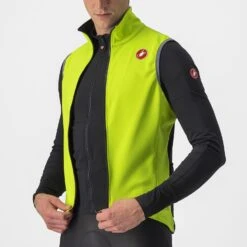 Castelli Perfetto RoS 2 Mouwloos Fietsvest Groen/geel Heren -Castelli castelli perfetto ros 2 heren vest 4522514 383 03