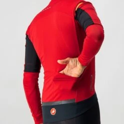 Castelli Perfetto RoS Convertible Jacket Rood Heren -Castelli castelli perfetto ros convert fietsjack heren rood 4519501 622 03