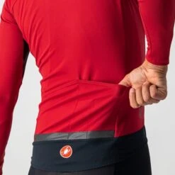 Castelli Perfetto RoS Lange Mouw Fietsjack Rood Heren -Castelli castelli perfetto ros ls heren rood 4519500 622 04