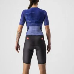Castelli PR W Speed Trisuit Korte Mouwen Zwart/blauw Dames 8 Castelli PR W Speed Trisuit Korte Mouwen Zwart/blauw Dames -Castelli castelli pr speedsuit dames 02
