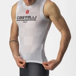 Castelli Pro Mesh BL Mouwloos Ondershirt Zilvergrijs Heren -Castelli castelli pro mesh zilvergrijs 22033 870 03