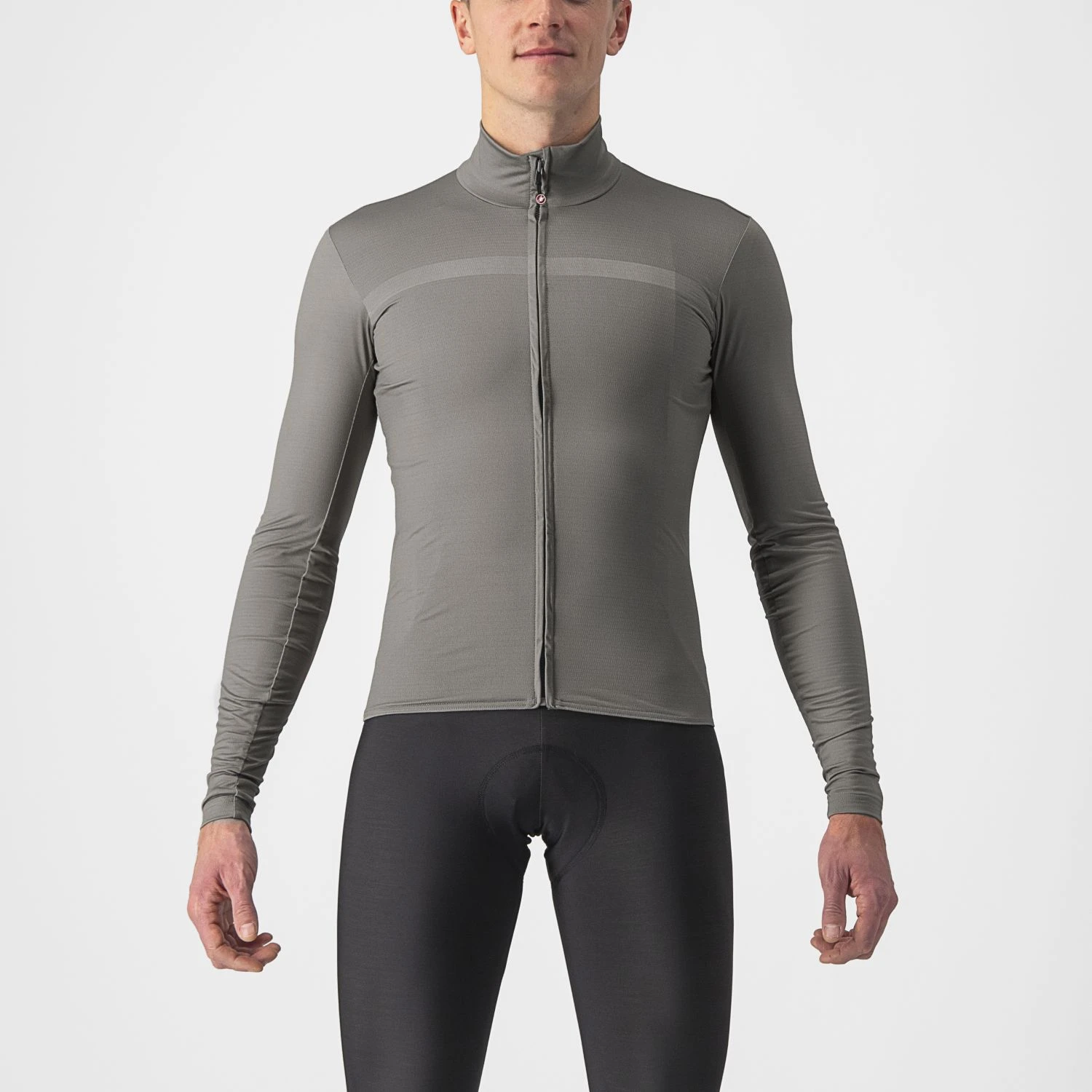 Castelli Pro Thermal Mid Lange Mouw Fietsshirt Lichtgrijs Heren 3 Castelli Pro Thermal Mid Lange Mouw Fietsshirt Lichtgrijs Heren