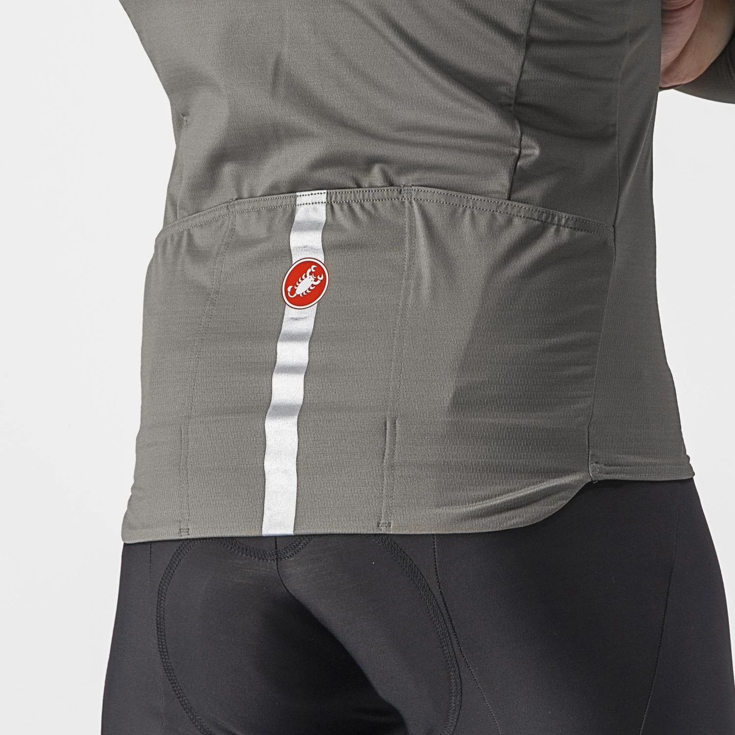Castelli Pro Thermal Mid Lange Mouw Fietsshirt Lichtgrijs Heren 5 Castelli Pro Thermal Mid Lange Mouw Fietsshirt Lichtgrijs Heren - Afbeelding 3