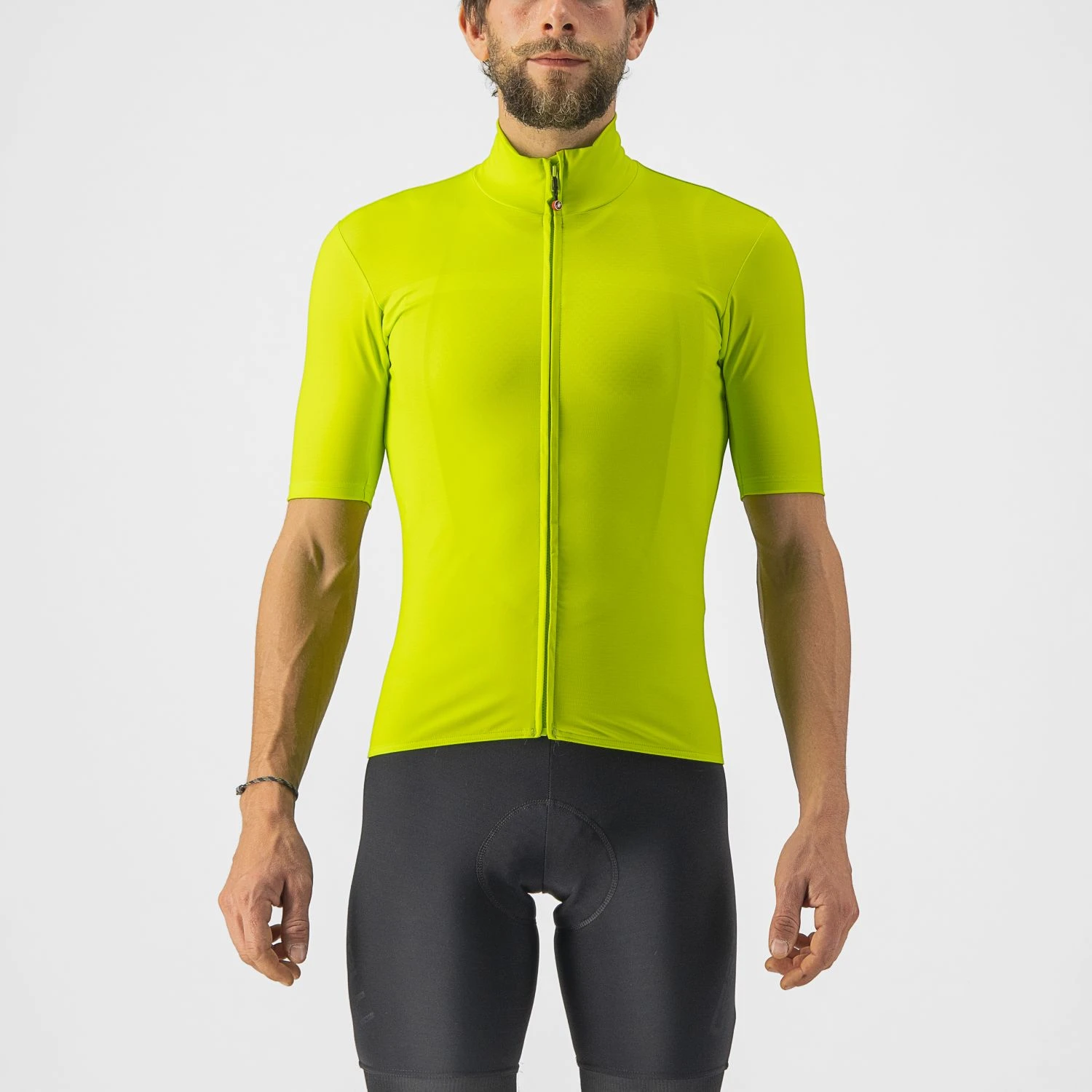 Castelli Pro Thermal Mid Korte Mouw Fietsshirt Geel/groen Heren 3 Castelli Pro Thermal Mid Korte Mouw Fietsshirt Geel/groen Heren