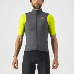 Castelli Pro Thermal Mid Fietsvest Mouwloos Donkergrijs Heren