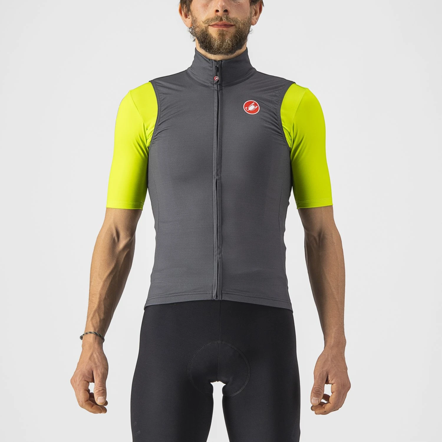 Castelli Pro Thermal Mid Fietsvest Mouwloos Donkergrijs Heren 3 Castelli Pro Thermal Mid Fietsvest Mouwloos Donkergrijs Heren