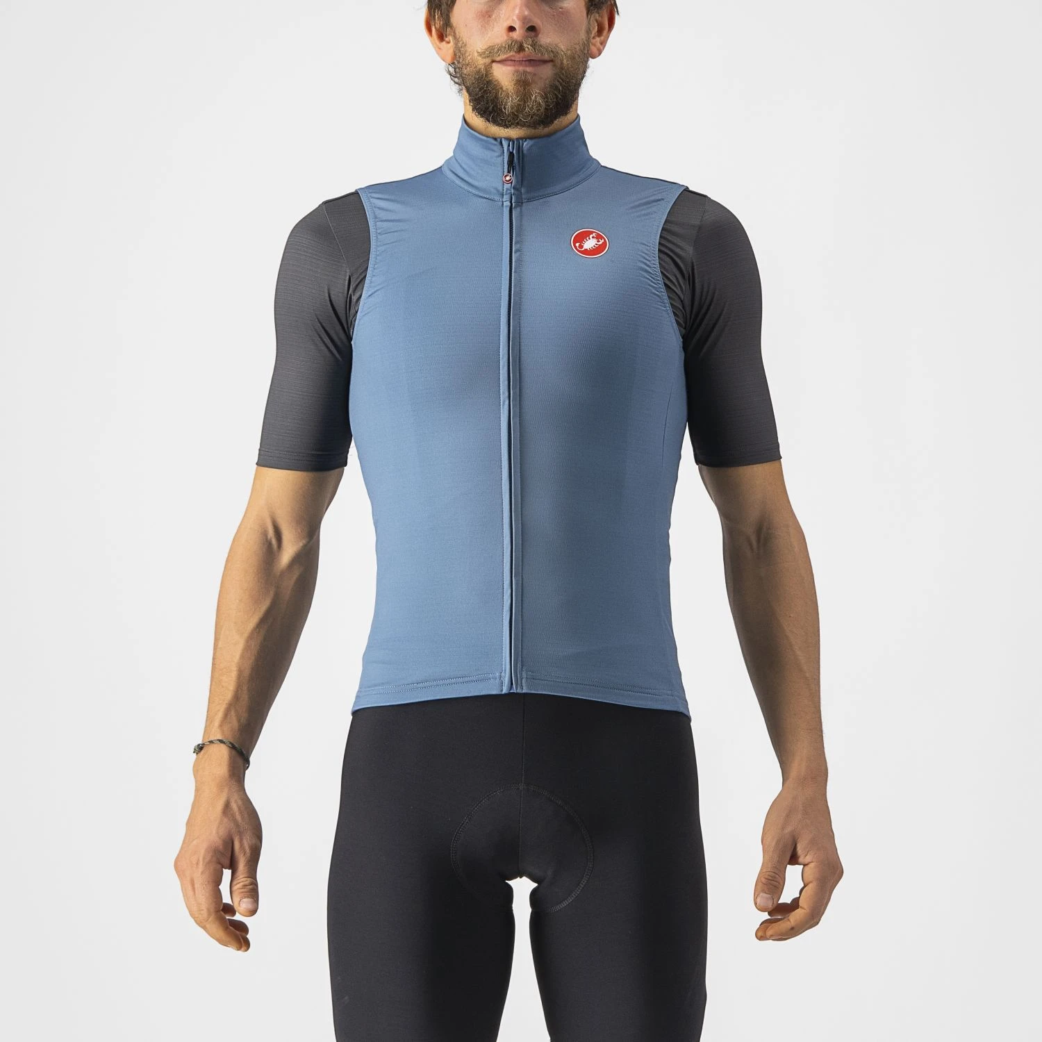 Castelli Pro Thermal Mid Fietsvest Mouwloos Blauw Heren 3 Castelli Pro Thermal Mid Fietsvest Mouwloos Blauw Heren