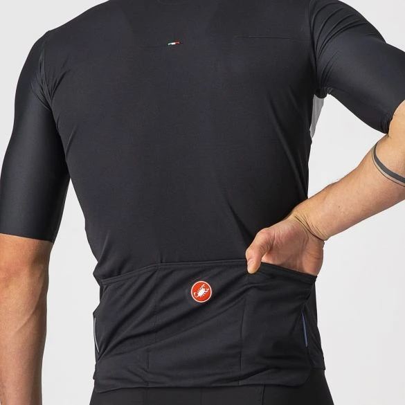 Castelli Prologo 7 Fietsshirt Korte Mouw Zwart Heren 5 Castelli Prologo 7 Fietsshirt Korte Mouw Zwart Heren - Afbeelding 3