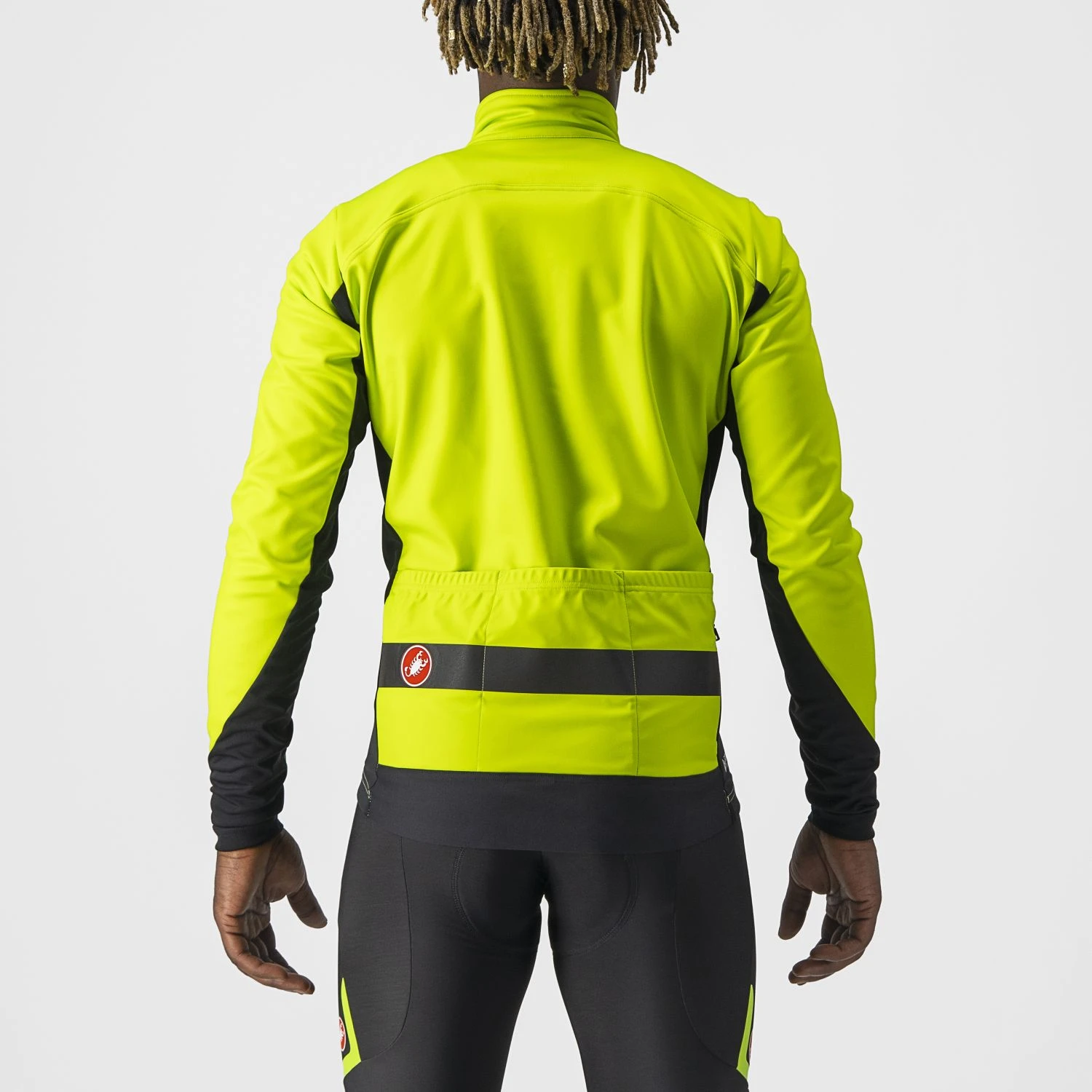 Castelli Raddoppia 3 Fietsjack Groen/geel Heren 4 Castelli Raddoppia 3 Fietsjack Groen/geel Heren - Afbeelding 2