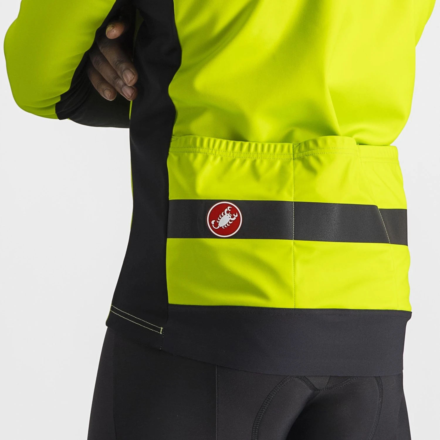 Castelli Raddoppia 3 Fietsjack Groen/geel Heren 5 Castelli Raddoppia 3 Fietsjack Groen/geel Heren - Afbeelding 3
