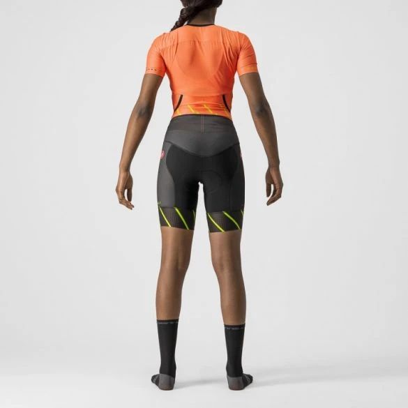Castelli Free Sanremo 2 W Trisuit Korte Mouwen Oranje Dames 4 Castelli Free Sanremo 2 W Trisuit Korte Mouwen Oranje Dames - Afbeelding 2