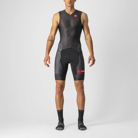 Castelli Free Sanremo 2 Trisuit Mouwloos Zwart Heren