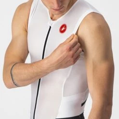 Castelli Free Sanremo 2 Trisuit Mouwloos Wit Heren 9 Castelli Free Sanremo 2 Trisuit Mouwloos Wit Heren -Castelli castelli sanremo 2 mouwloos 22090 101 03
