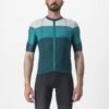 Castelli Sezione Korte Mouw Fietsshirt Groen/wit Heren -Castelli castelli sezione fietsshirt jersey 01 4523092a 390 2