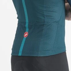 Castelli Sezione Korte Mouw Fietsshirt Groen/wit Heren -Castelli castelli sezione fietsshirt jersey 03 4523092a 390