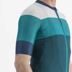 Castelli Sezione Korte Mouw Fietsshirt Groen/wit Heren -Castelli castelli sezione fietsshirt jersey 04 4523092a 390