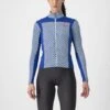 Castelli Sfida 2 Fietsshirt Lange Mouw Blauw/wit Dames -Castelli castelli sfida 2 fietsshirt 4521530 431 01