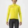 Castelli Sinergia 2 Fietsshirt Lange Mouw Geel Dames -Castelli castelli sinergia 2 fietsshirt4521531 790 01